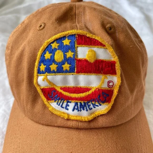 Smile America Smiley Face Dad Hat - Picture 7 of 16